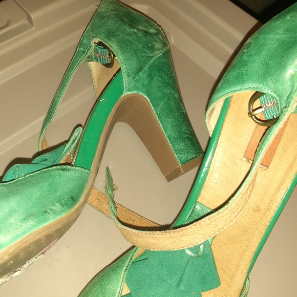 Green Stylish design Shoes 10 - Picture 2 of 3